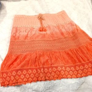 Women's Pink Lace Skirt